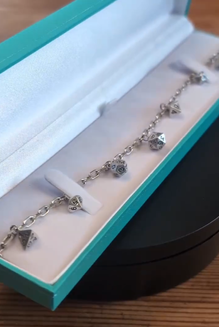 Dice jewellery piece