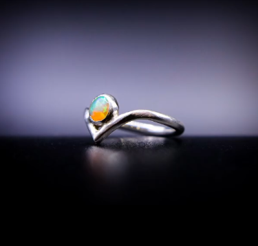 Handmade silver ring