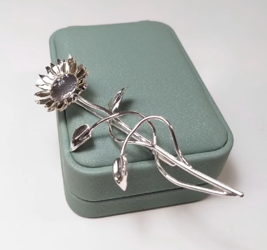 Sunflower inspired jewellery